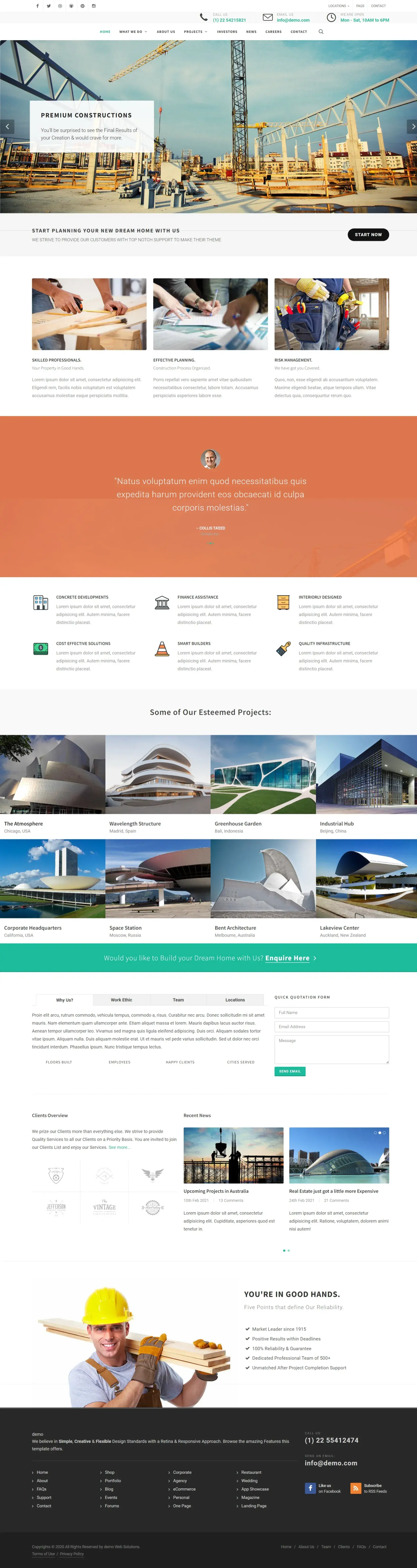 Construction Website 1