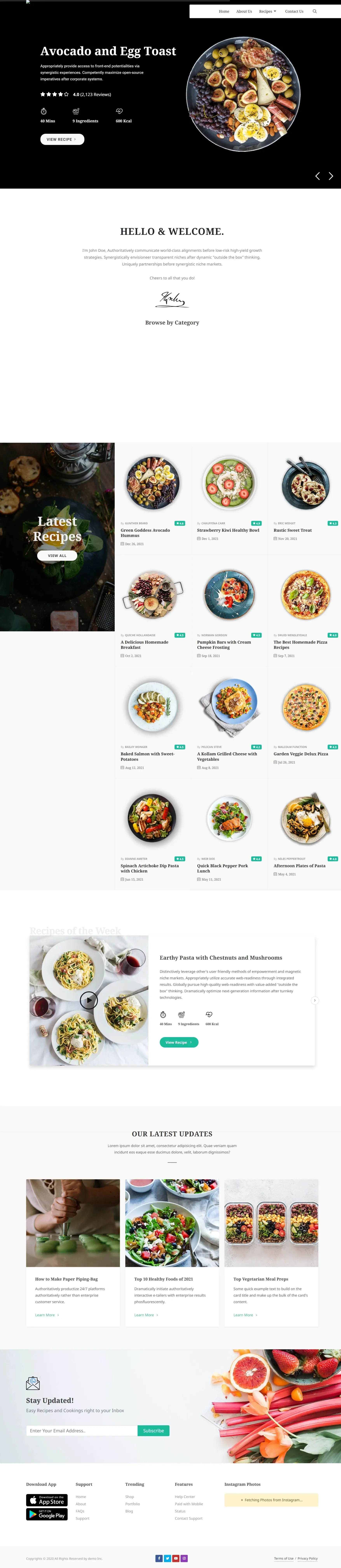 Food Delivery Website