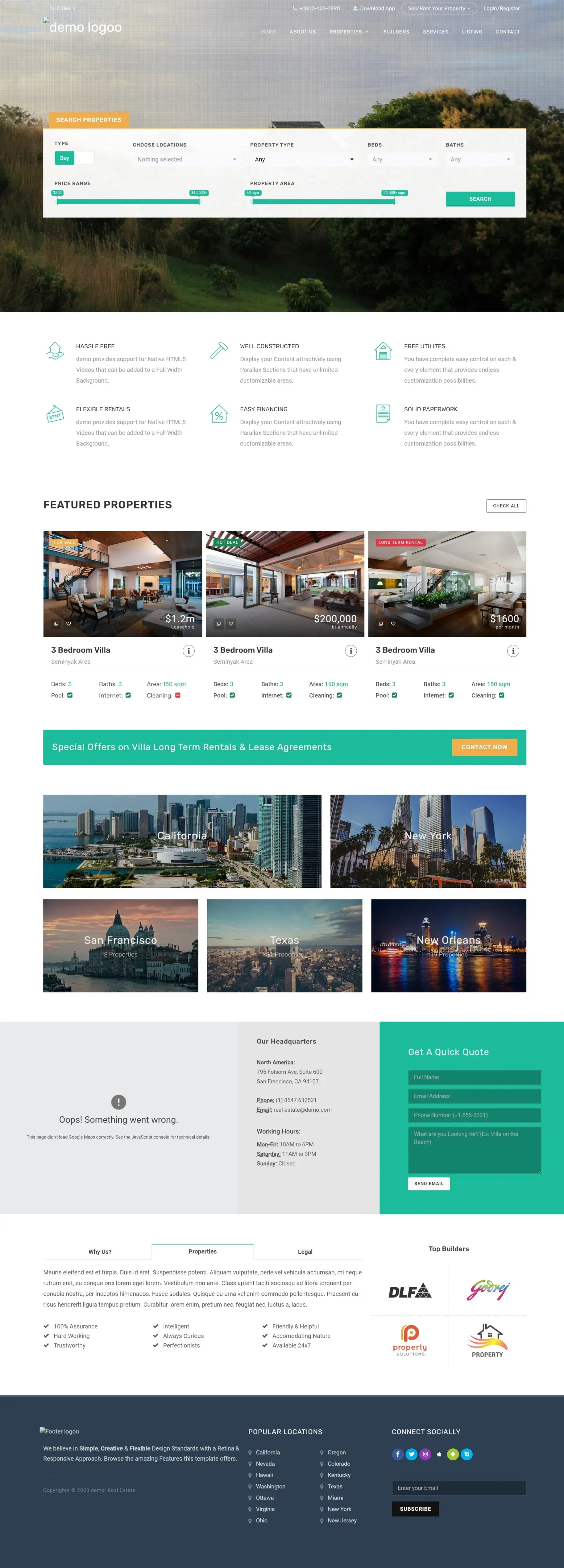 Real Estate Website 1